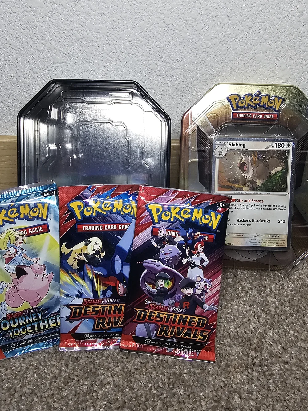 Trading Card Game Booster Packs & Tin - Brand - Black/Silver/Red